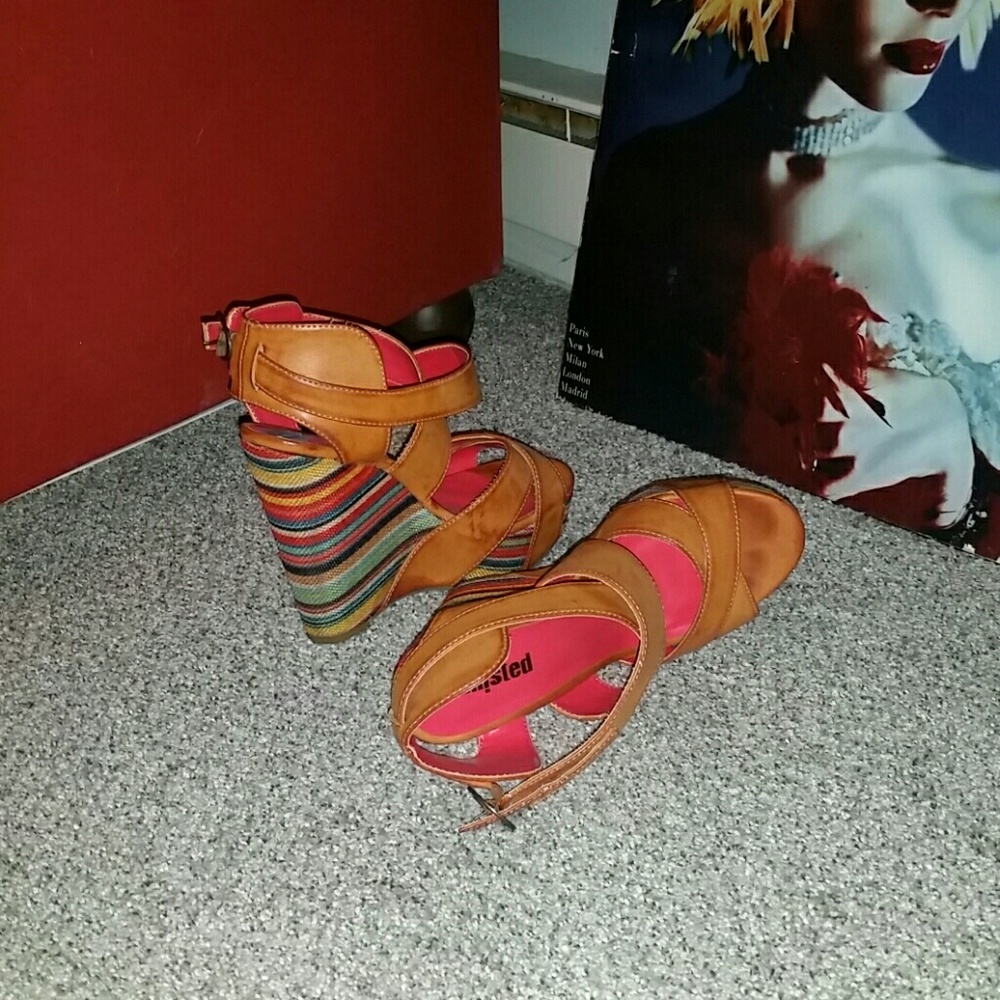 Boho wedges